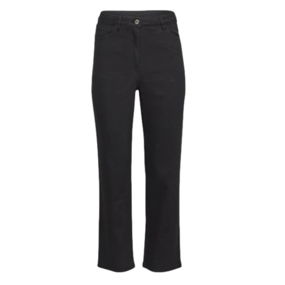 Wilfred Free Melina Jeans - black high waisted, straight leg - size 6 - Aritzia